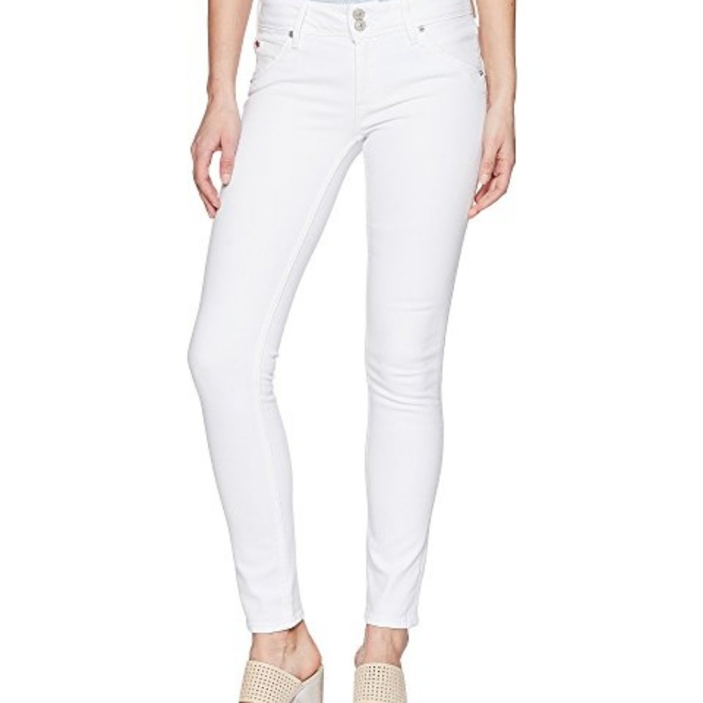 NWT Hudson Collin Mid-Rise Skinny in Optical White